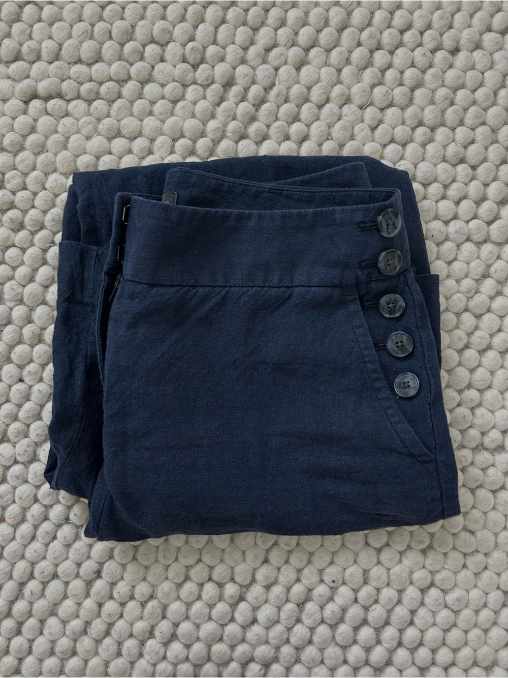 Talbots Greenwich Linen Pants (4P) - Picture 2 of 3